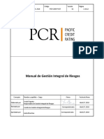 PCR Manual de Gestion Integral de Riesgos Coorporativo