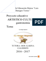 Proyecto - Gastronomia