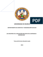 3.TE-Desafíos de La Educación Inclusiva. Rep. Dominicana