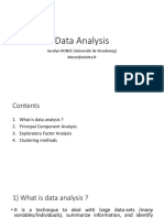 Introduction To Data Analysis