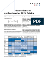 Technical Information and Applications For PEEK Fabrics: Customer Info NR 2