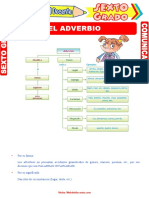 Ejercicios Del Adverbio para Sexto Grado de Primaria