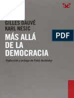 Dauve y Nesic - Mas Alla de La Democracia