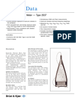 Product Data: Hand-Arm Vibration Meter - Type 2537