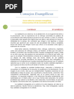 Consejos Evangélicos (Castidad, Pobreza, Obediencia)