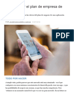 Cómo Hacer El Plan de Empresa de Una App PDF