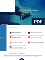 RPA Awareness Training Lesson 3: RPA Journey & COE Enablement