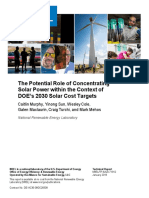 The Potential Role of Concentrating Solar Power Within The Context of DOE's 2030 Solar Cost Targets