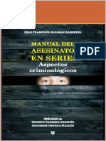 Manual Del Asesinato en Serie, Aspectos Criminológicos. - Alcaraz Albertos (2014)