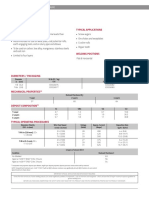 Lincore 65-O: Typical Applications Key Features