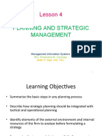 4 - Planning and Strategic Management