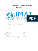 Global Group Project: "Report of Brewery Industry": Course: Zero Emissions Global Policies