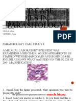 Group Case Studies in Parasitology: MIRANDA, Pearlregine RUIZ, Kimberly TIBULE, Althea VICTORIO, Jimna