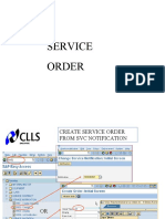 SERVICE ORDER - Sap