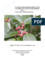 Native and Naturalised Biodiversity For Singapore Waterways and Water Bodies NO. 1