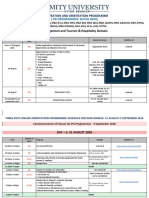 Registration and Orientation Programme: (PG Programmes: Batch 2020)