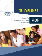 ABA Guidelines For ASD PDF