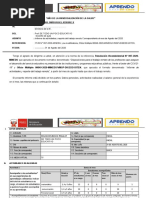 INFORME - INICIAL 3, 4 y 5 años-AGOSTO