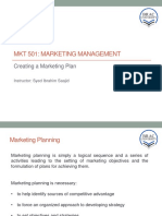 Lecture 08 - Marketing Plan PDF