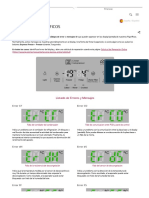 Lista de Códigos de Error para Frigoríficos - LG España