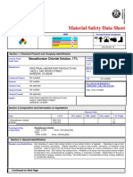 Benzalkonium Chloride Solution, 17% MSDS - Revision 09-09-08