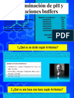 Determinación de PH y Soluciones Buffers PDF