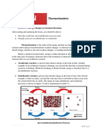 Thermochemistry: LESSON 1 Energy Changes in Chemical Reactions