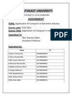 Application of Computer in Garments Industry