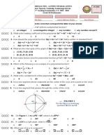 Grade 10 Math Exam 2nd FINAL