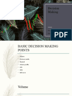 Decision Making-Stock Trading