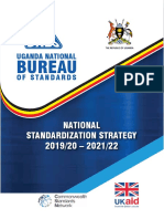 UNBS National Standardization Strategy 2019 2022 PDF