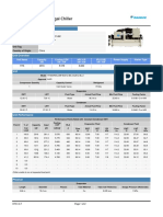 Water Cooled Centrifugal Chiller: Technical Data Sheet