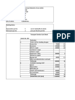 Extra Sum: Find Out Cost Per Kilometre of One Vehicle: Transport Service Cost Sheet