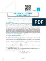 Application of Derivatives