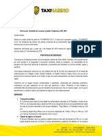 Brochure de Servicios Taximarino 2020