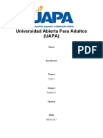 Universidad Abierta para Adultos (UAPA) : Task V