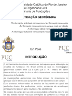 ENG 1228 Fundações - Investigação Geotécnica - 1