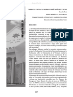 Violencia Contra La Mujer en El Perú, Análisis y Retos