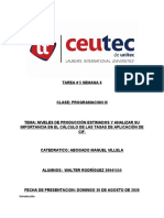 Capacidad Productiva Teórica o Ideal