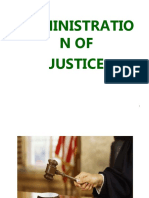 Administration of Justice