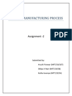 Apparel Manufacturing Process: Assignment - 2