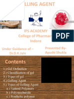 Gelling Agent: Ips Academy College of Pharmacy Indore