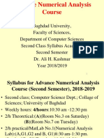 Numerical Analysis II PDF