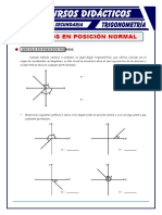 Ángulos en Posición Normal para Cuarto de Secundaria