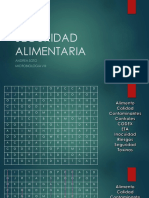 Seguridad Alimentaria (Sopa de Letras)