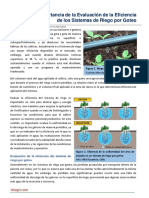 Importancia de La Evaluacion de La Eficiencia de Los Sistemas de Riego Por Goteo