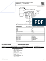 Model Free Flow Nose To Side Check Valve With Bypass Orifice