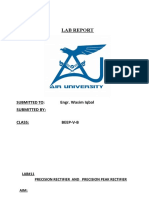 Lab Report: Engr. Wasim Iqbal Submitted by