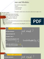 1.4generic Subroutines and Modules