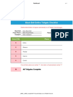 Black Belt Tollgate Checklist BBv1.1